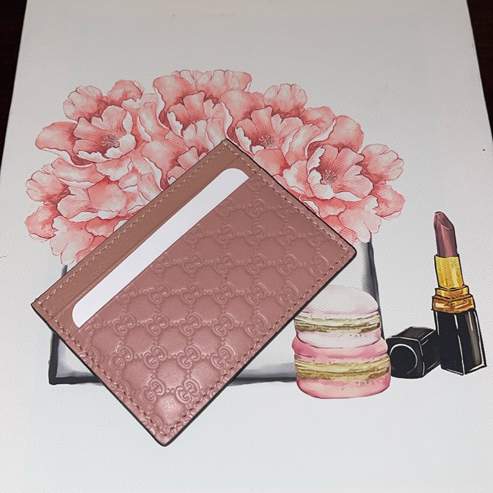 Gucci GG Guccissima Leather Card Holder